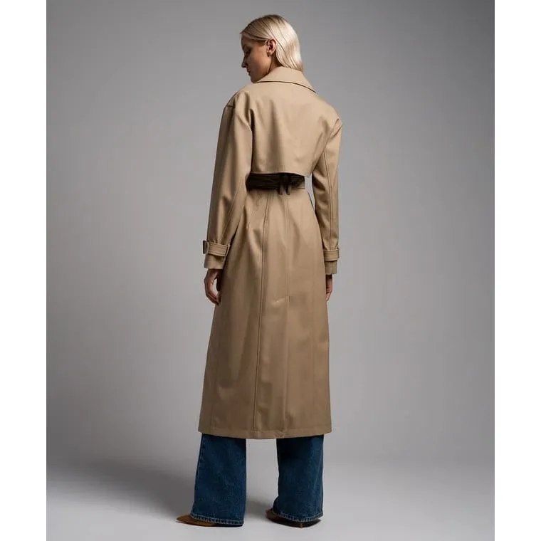 BALMAIN TRENCH COAT WITH BELT
