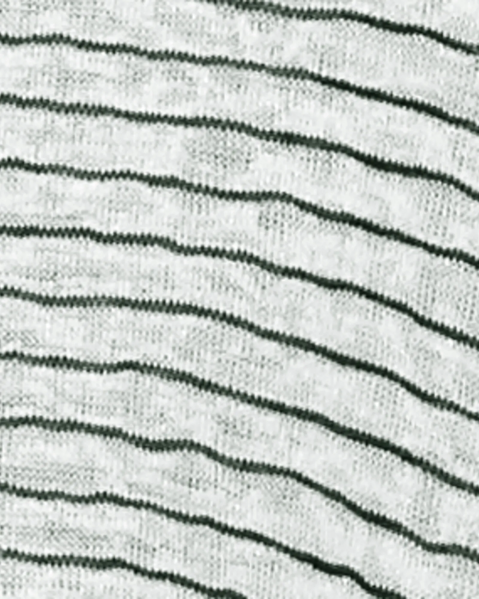Teresa Scoop Neck Striped Tee | White / Black