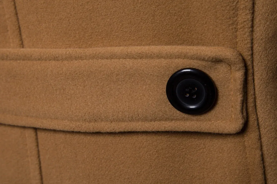 Tweed long trench coat